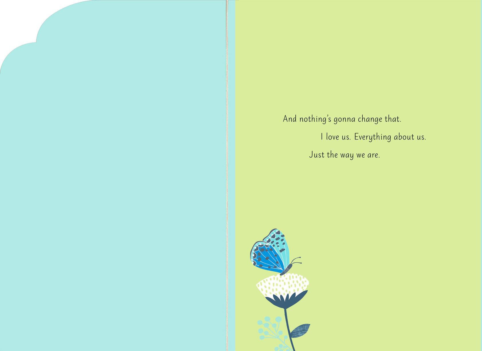 Just the Way We Are Love Card
