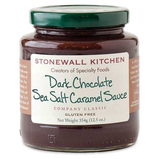 Stonewall Kitchen Dark Chocolate Sea Salt Caramel Sauce, 