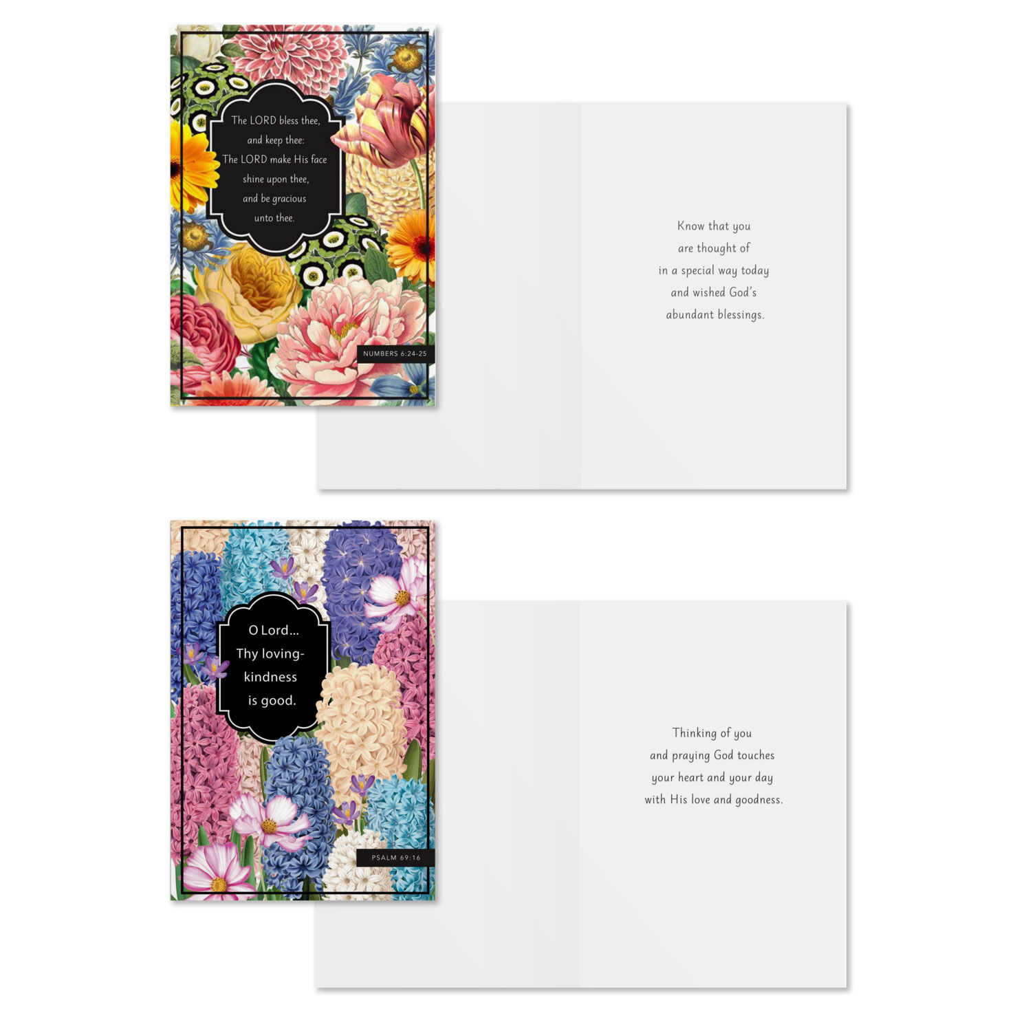 Floral DaySpring Thinking of You Cards Assortment Card Front with Sentiment image number 3