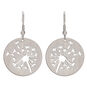 Rain Jewelry Dandelion Cutout Silver Metal Earrings, , large image number 1