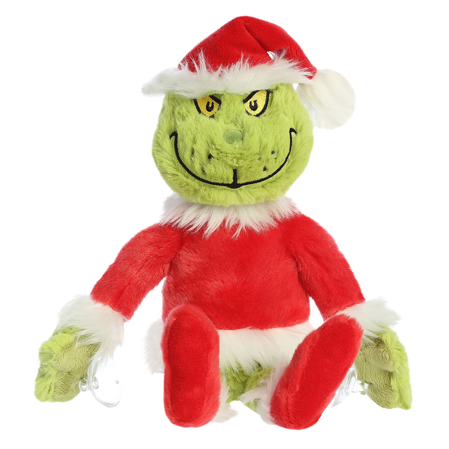 Aurora Stuck On You Dr. Seuss's Santa Grinch Plush, 12&quot;