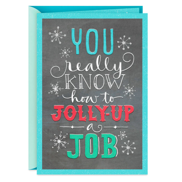 You're So Nice to Work With Christmas Card for Co-Worker