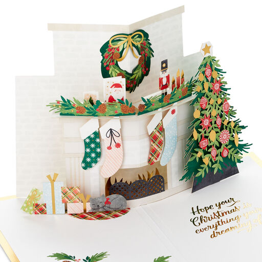 Let Your Heart Be Light 3D Pop-Up Christmas Card, 