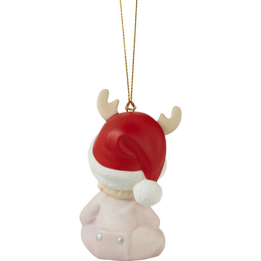 Precious Moments Baby's First Christmas Girl 2023 Ornament, 3", 
