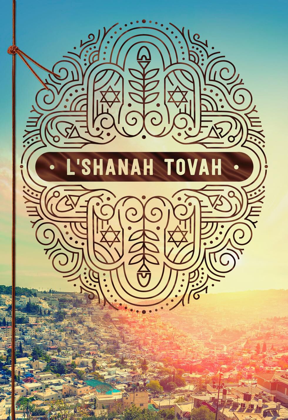 A Year of Many Blessings Rosh Hashanah Card