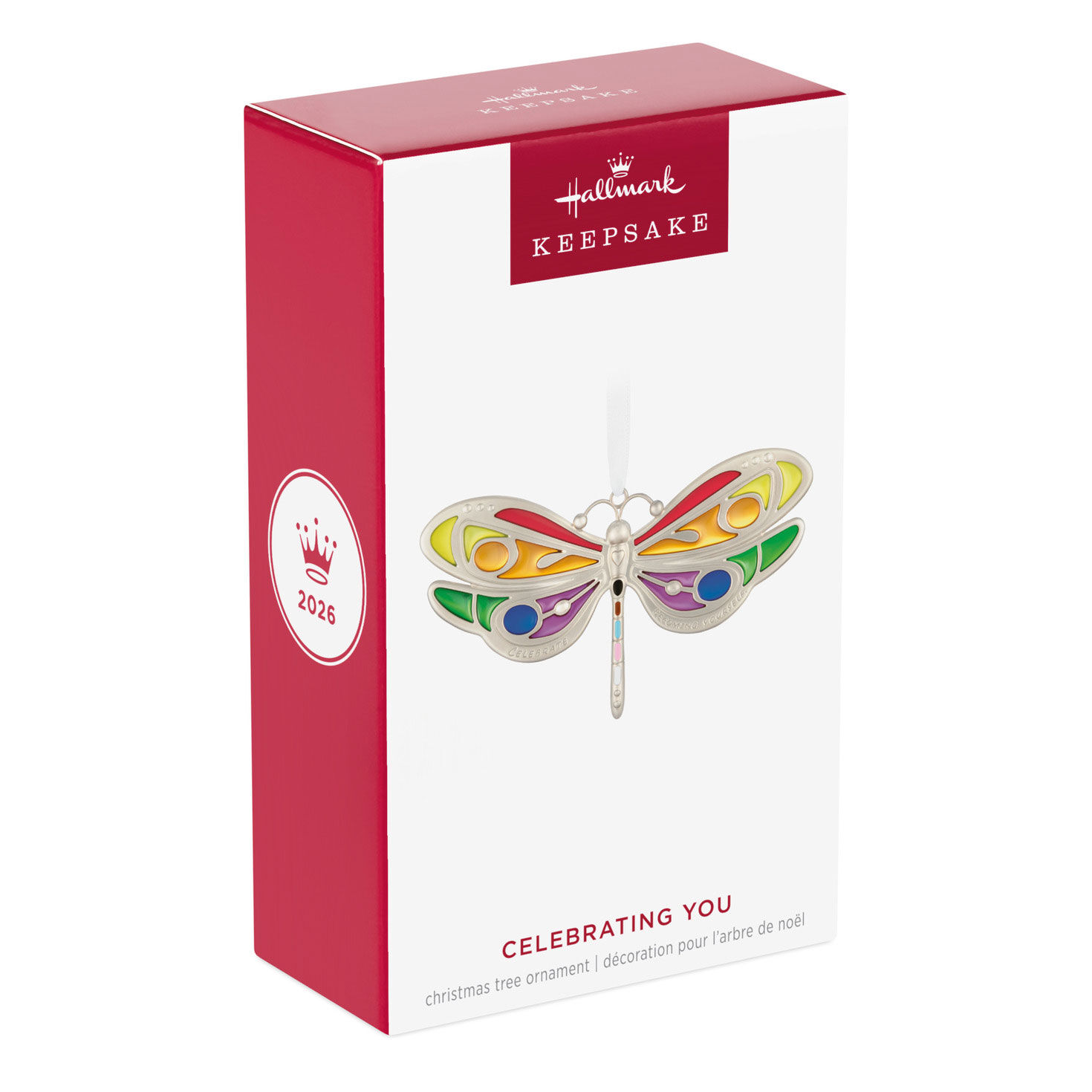 Rainbow Dragonfly Keepsake Ornament package front image number 7