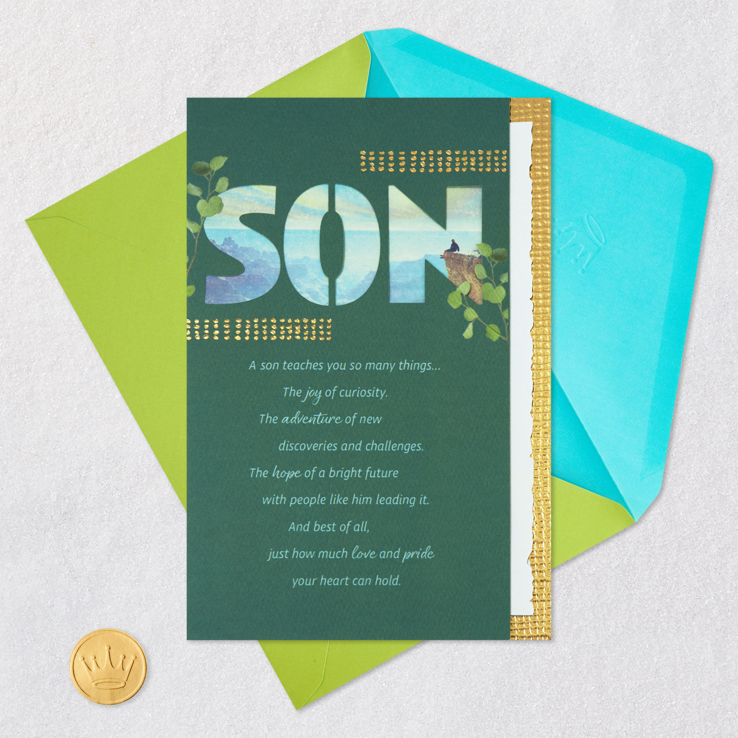 A Son Teaches You So Much Birthday Card for Son - Greeting Cards | Hallmark