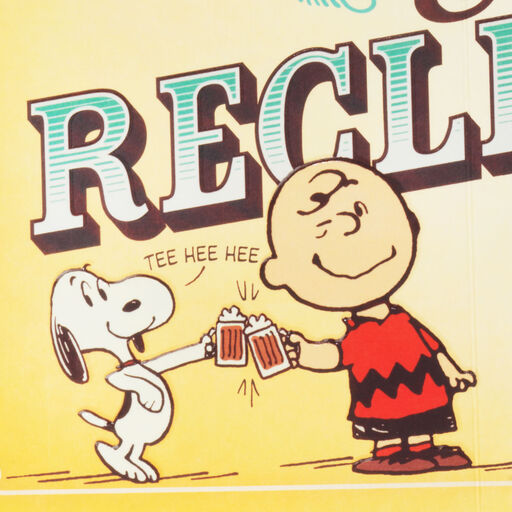 Peanuts® A Little R&R Funny Birthday Card, 