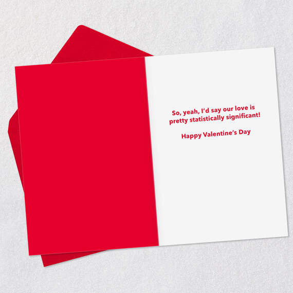 Living Together Graph Romantic Funny Valentine's Day Card, , large image number 3