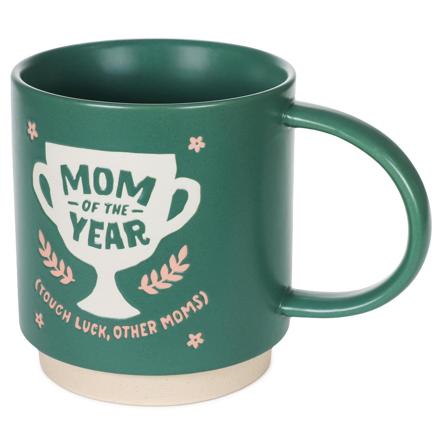 Mom of the Year Trophy Green Mug side image number 3