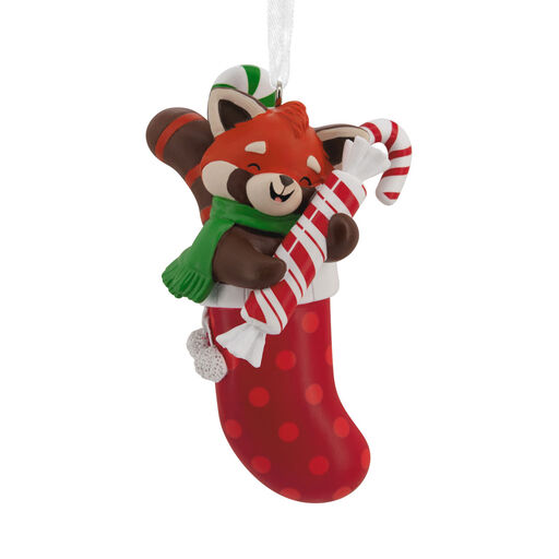 Red Panda in Stocking Hallmark Ornament, 