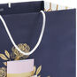 Elegant Cake Large Blue Gift Bag Handle Detail image number 4