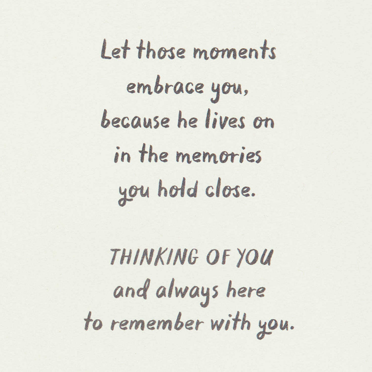 Artsy Rock Cairns Sympathy Card for Loss of Dad Sentiment image number 2