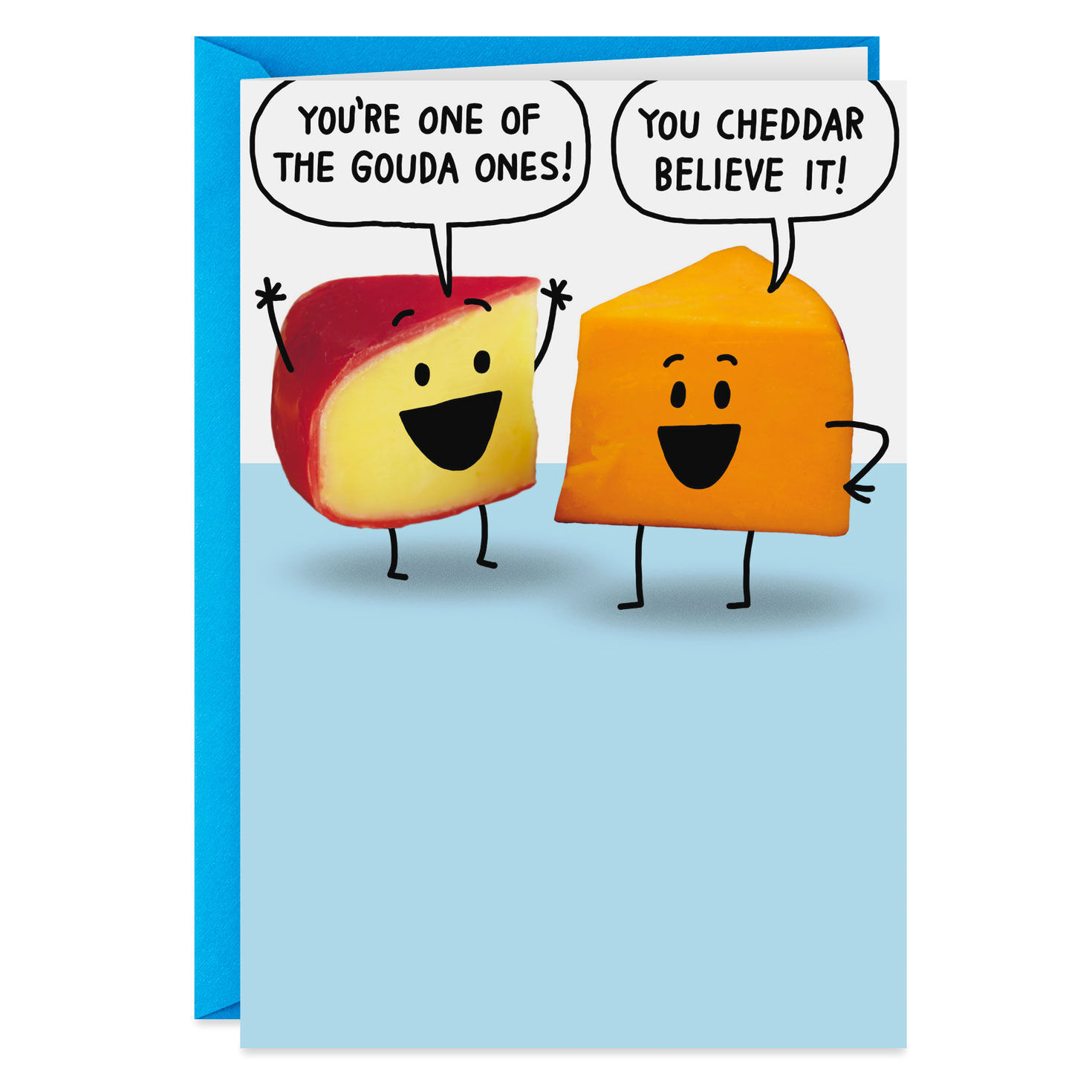 Cheesy Wishes Funny Father's Day Card