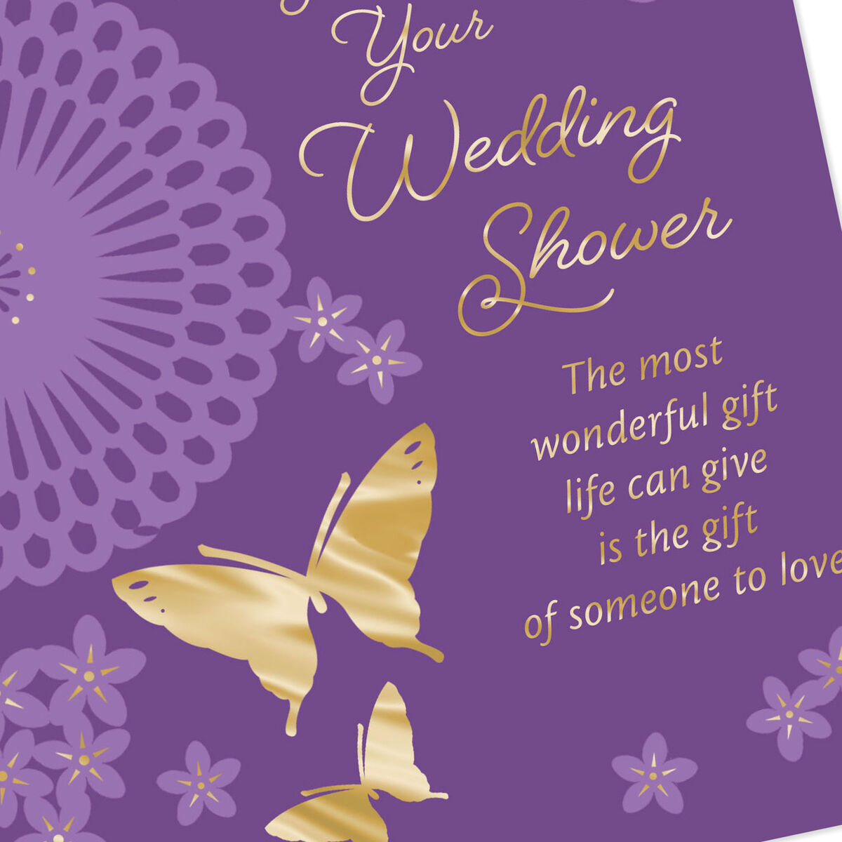 Wishes of Happiness and Love Wedding Shower Card Greeting Cards