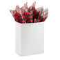 Red and Green Christmas Plaid Tissue Paper in bag image number 5
