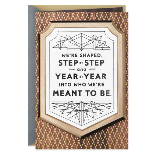 Who We're Meant to Be Bar Mitzvah Card, 