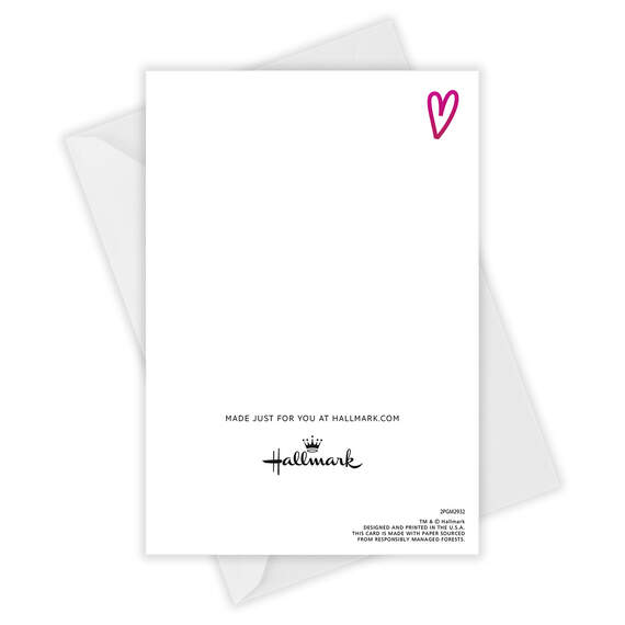 Modern Happy Folded Valentine's Day Photo Card, , large image number 4