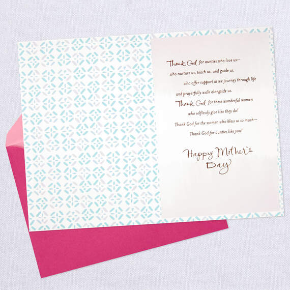 Thanking God for You Mother's Day Card for Auntie, , large image number 3