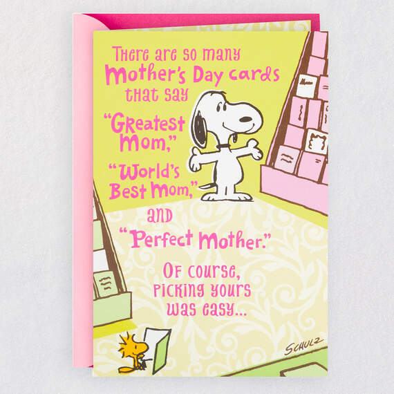 Peanuts® Snoopy Shopping Funny Mother's Day Card With Mini Cards, , large image number 1