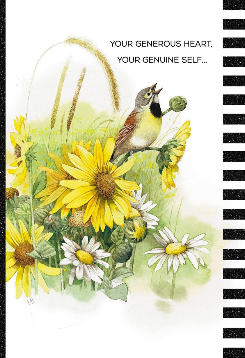Your Generous Heart Marjolein Bastin Just Because Card