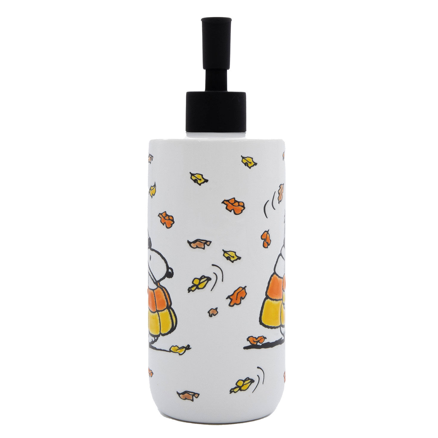 Peanuts Snoopy Candy Corn Puffer Coat Lotion or Soap Holder side image number 3
