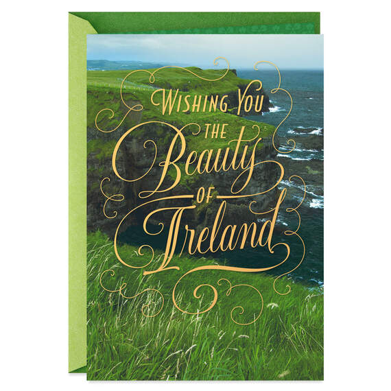 The Beauty of Ireland St. Patrick's Day Card, , large image number 1