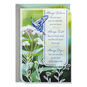 Butterfly and Flowers Religious Encouragement Card Card Front image number 1