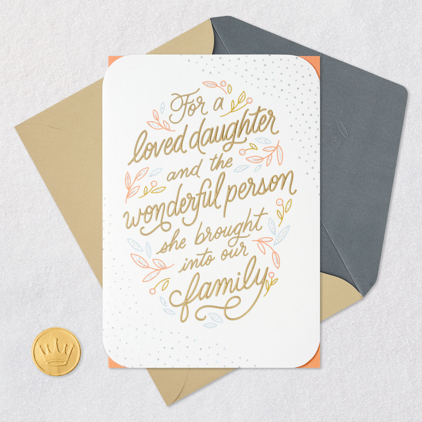 Our Family Is Better Because of You Anniversary Card for Daughter and Spouse for only USD 6.99 | Hallmark
