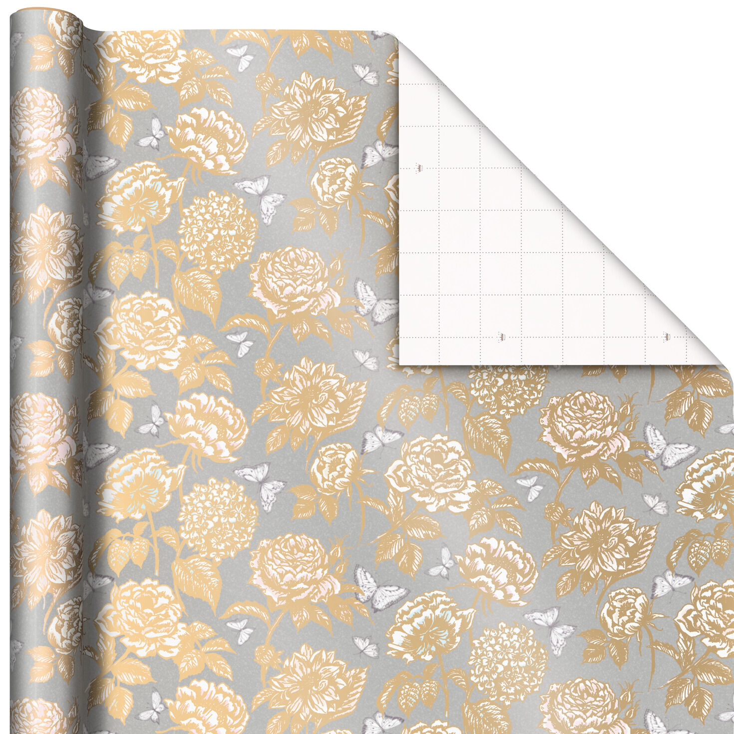 Pink and shop gray wrapping paper