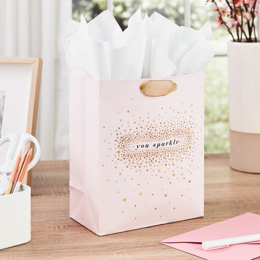 9.6" You Sparkle Gift Bag, 