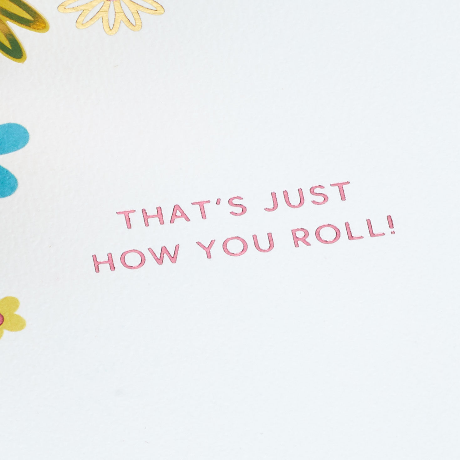 Pink and Blue Flower Roller Skates Pop-Up Card Sentiment  image number 3