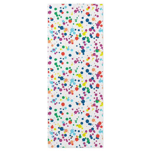 Colorful Paint Dot Confetti Tissue Paper, 6 Sheets, 