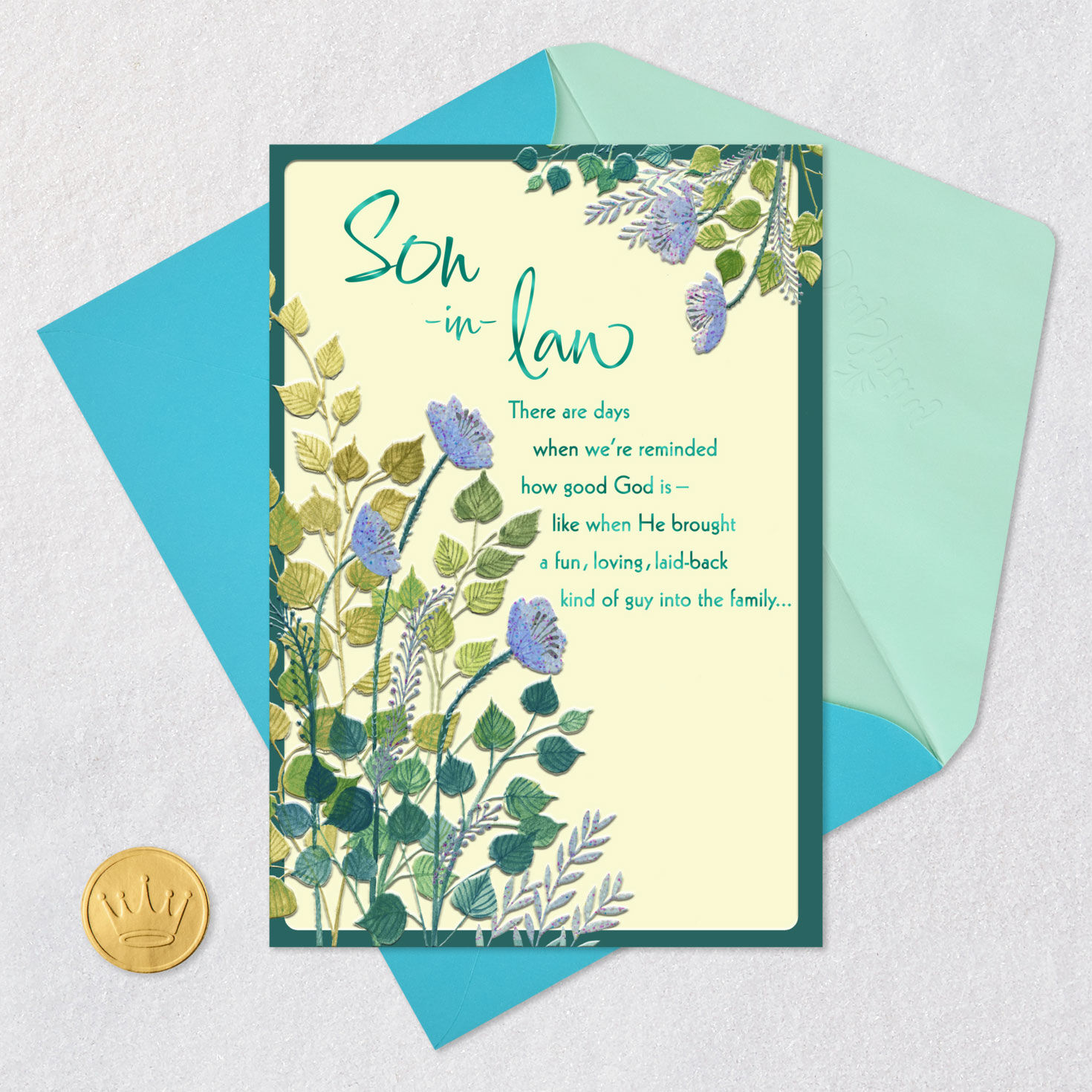 You're a Gift Religious Birthday Card for Son-in-Law, , large image number 6