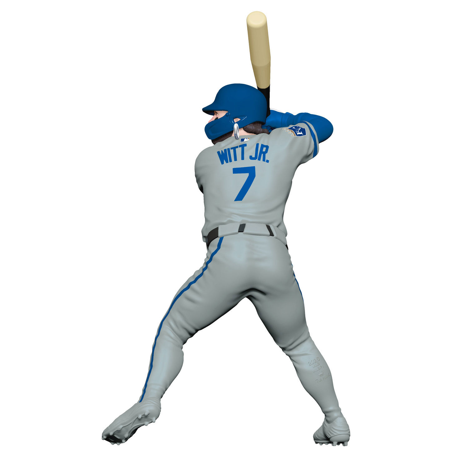 Royals Bobby Witt Jr. Keepsake Ornament Back image number 5