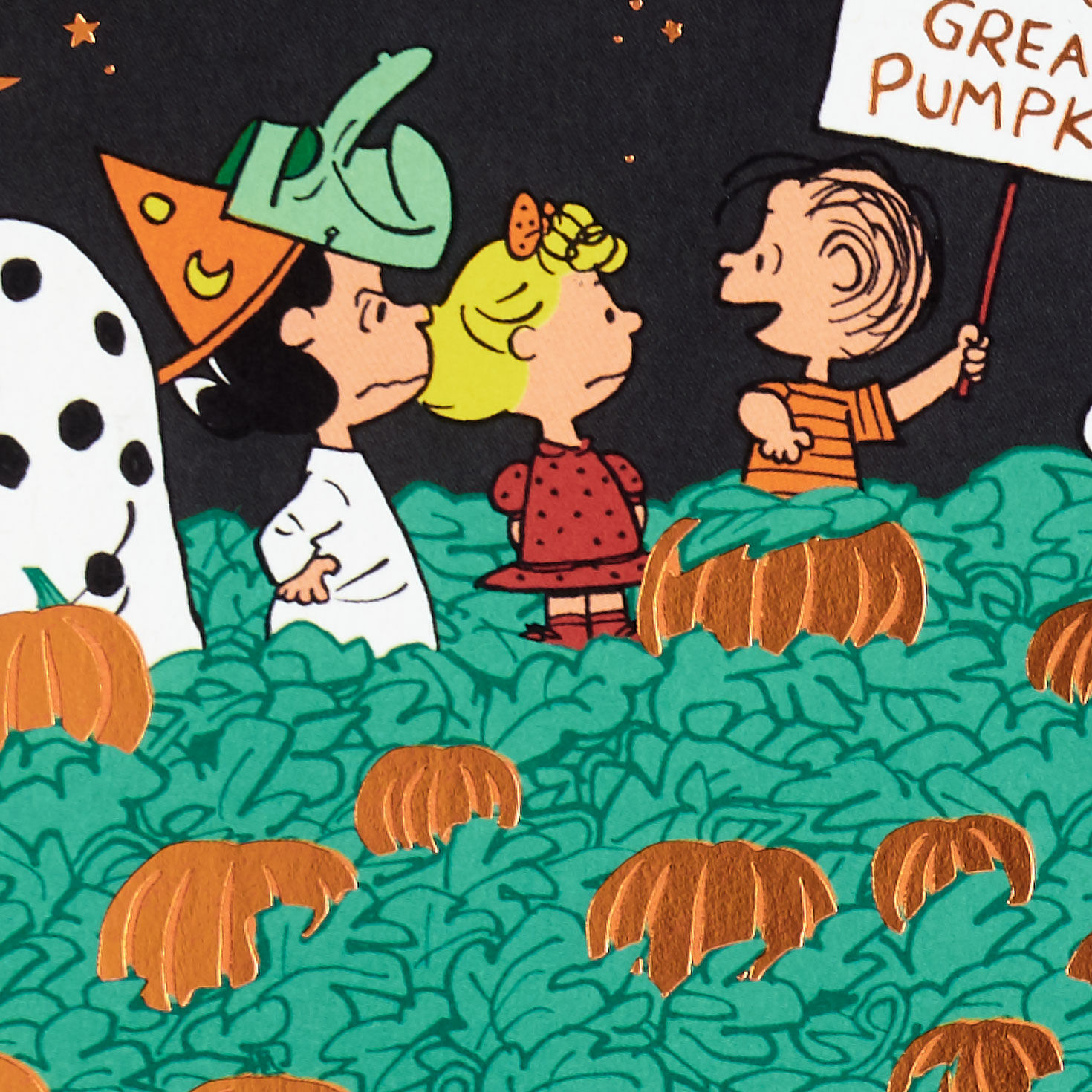 Peanuts® Welcome Great Pumpkin Halloween Card - Greeting