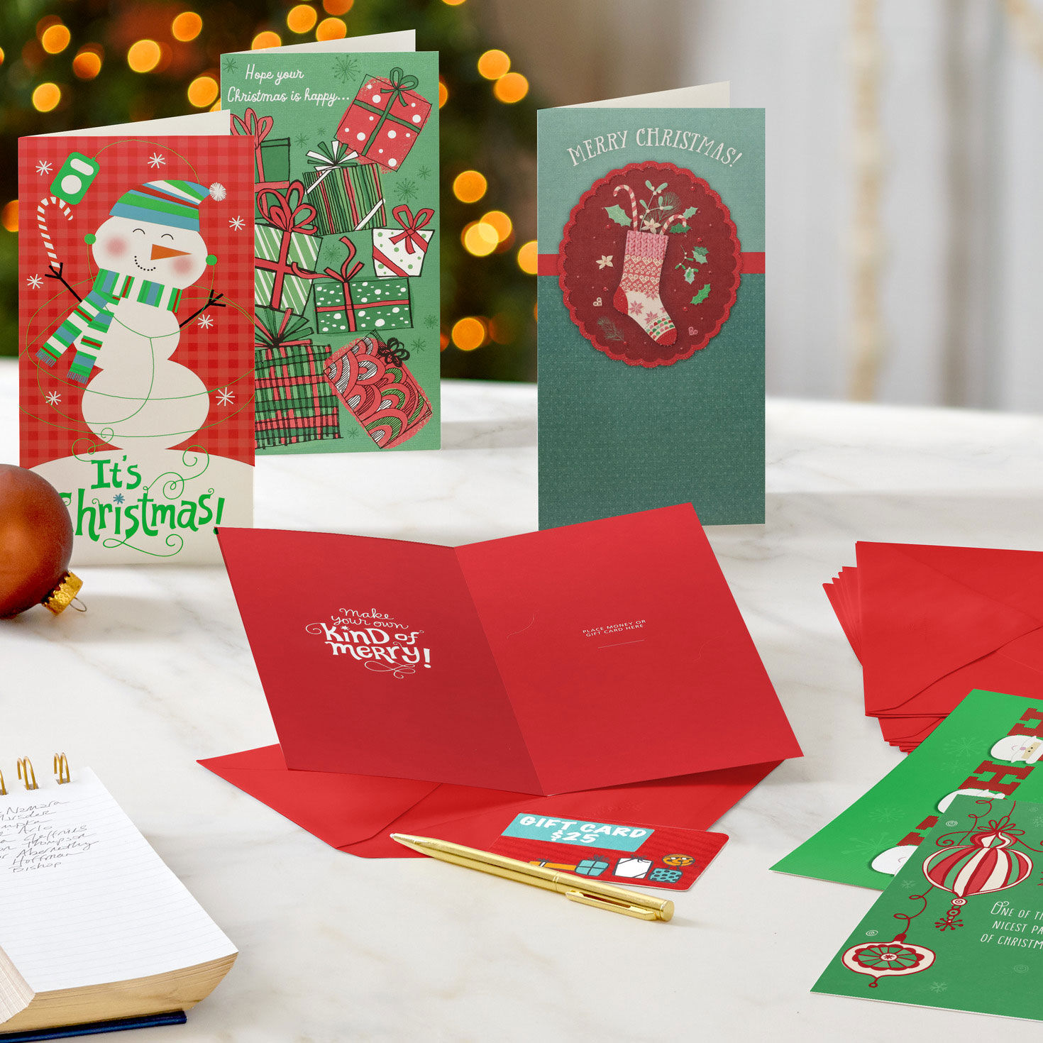 Jolly Wishes Money-Holder Assorted Christmas Cards  image number 7