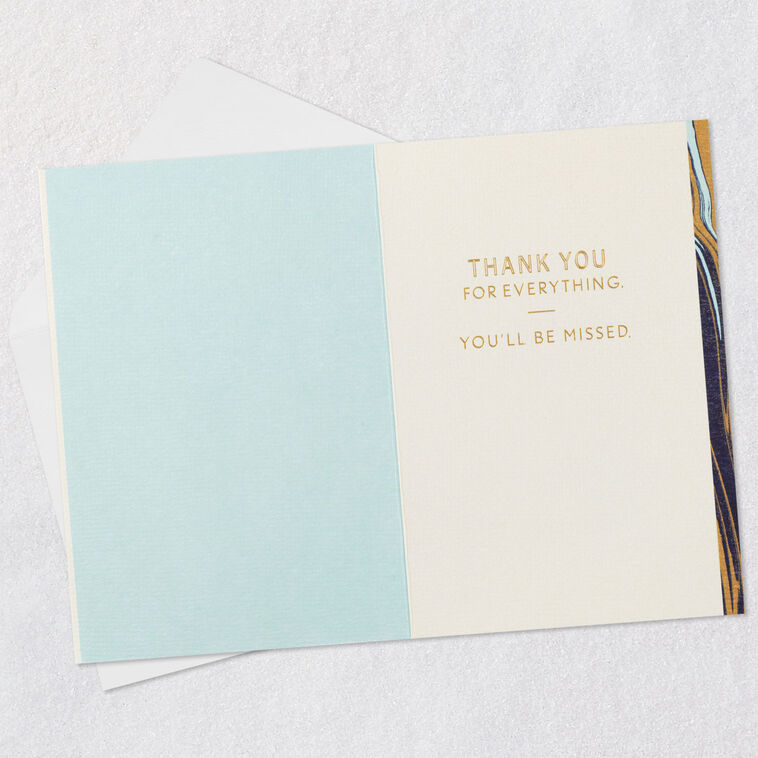 Thank You for Everything Goodbye Card for Coworker, , large image number 3