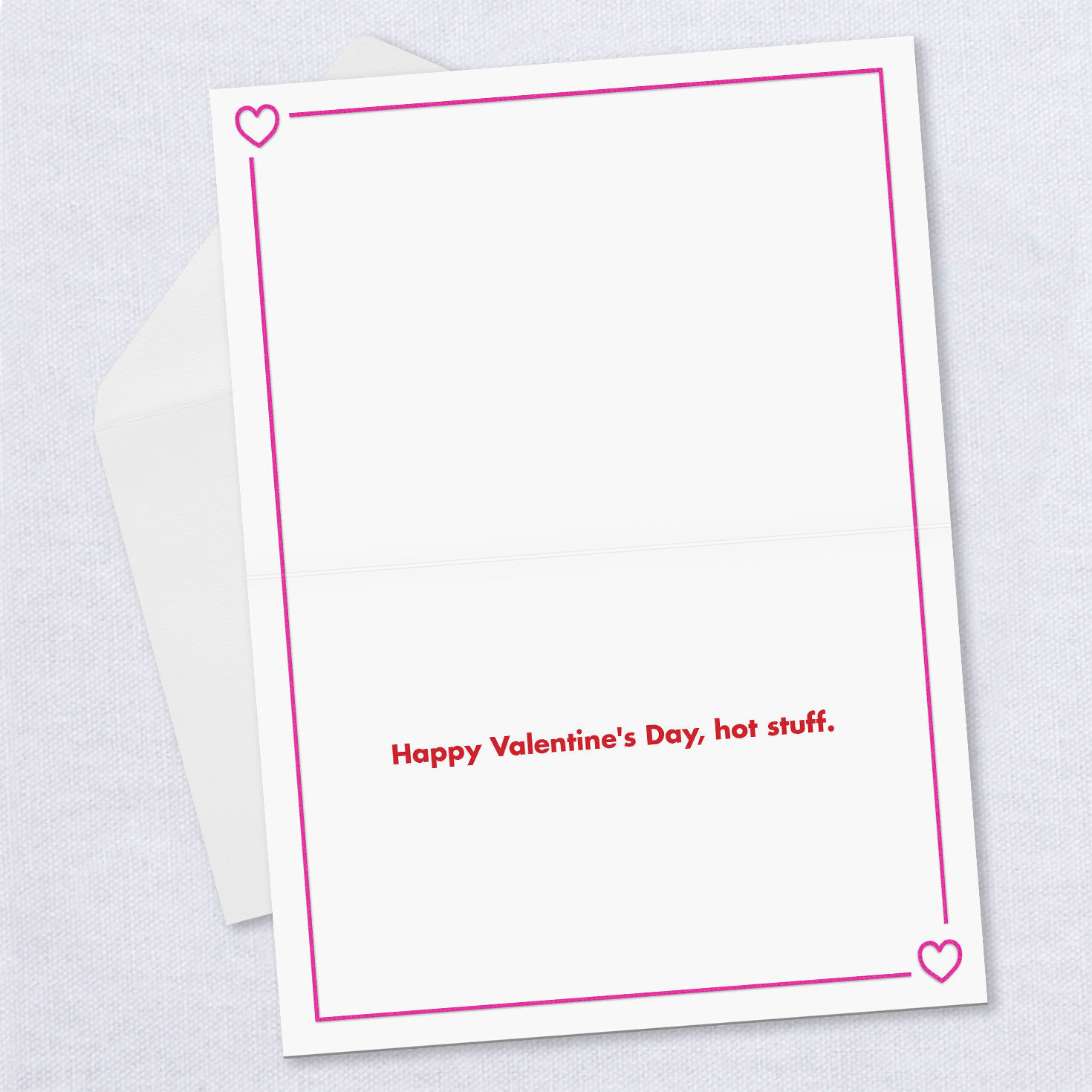 Personalized Exclamation Hearts Love Photo Card, , large image number 2