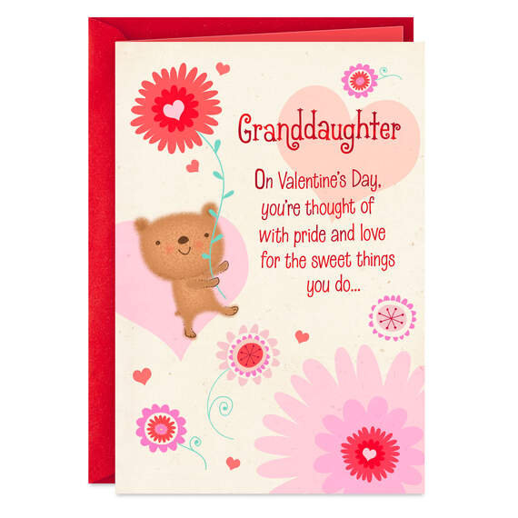 So Much to Love About You Valentine's Day Card for Granddaughter, , large image number 1