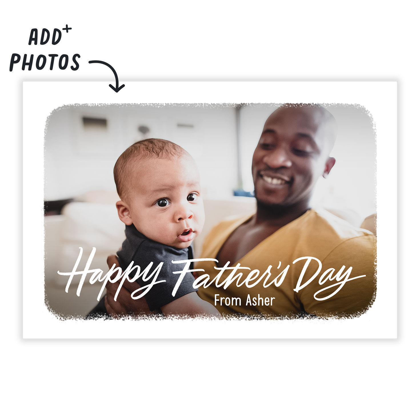 White Frame Horizontal Father's Day eCard, , large image number 2