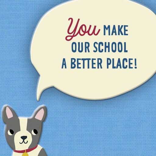 You Make Our School a Better Place Thank-You Card, 
