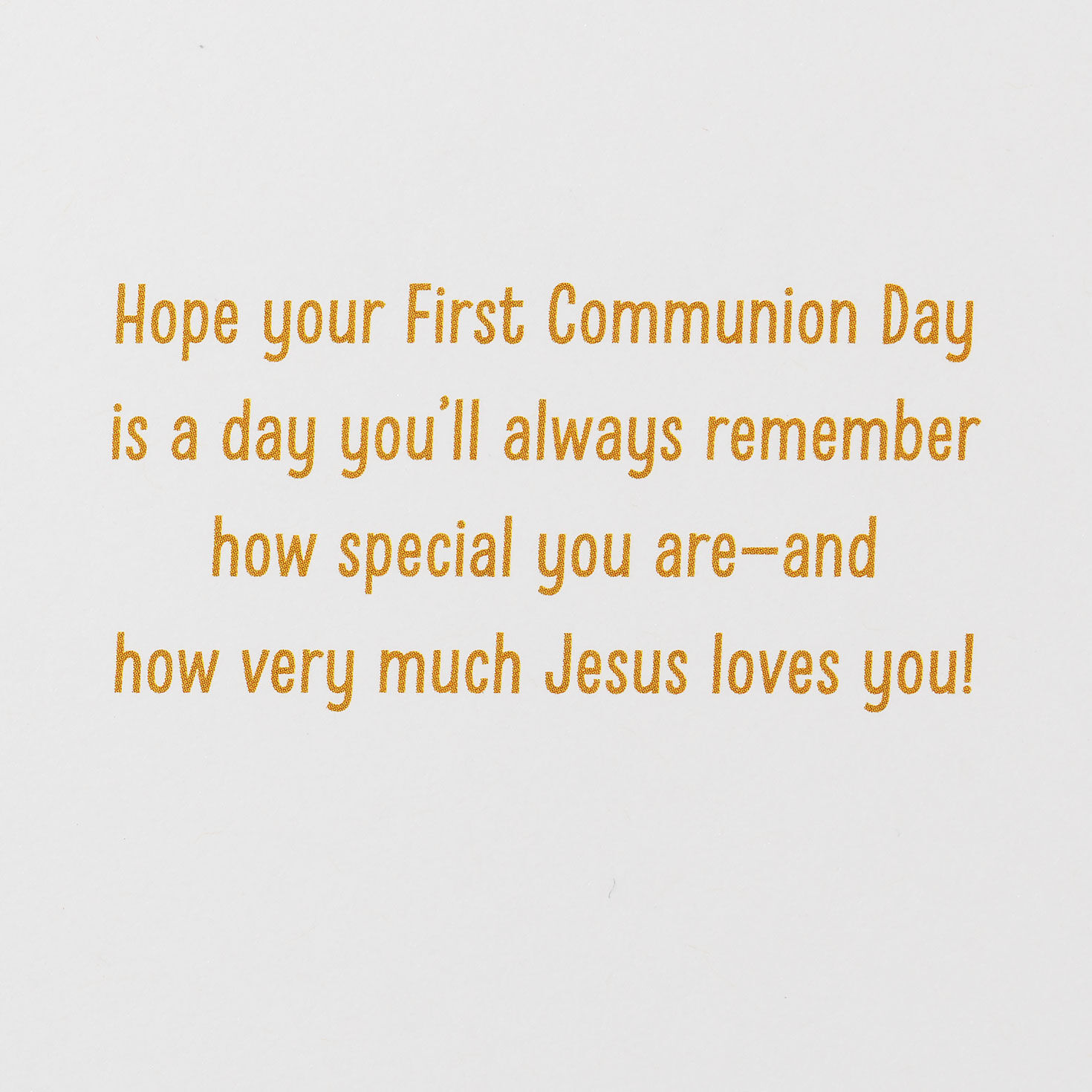 Jesus Loves You First Communion Card for Goddaughter for only USD 2.99 | Hallmark