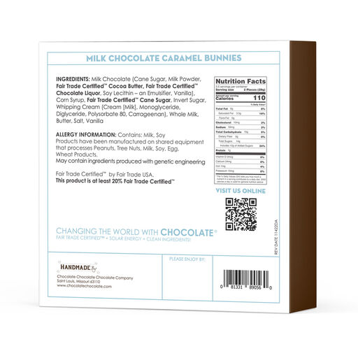 Bissinger's Chocolates 7-Piece Caramel Bunnies, 3.5 oz., 