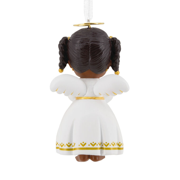 Mahogany Angel Hallmark Ornament, , large image number 5
