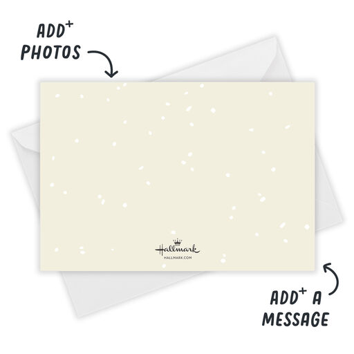 Woodland Farm Truck Flat Christmas Photo Card, 