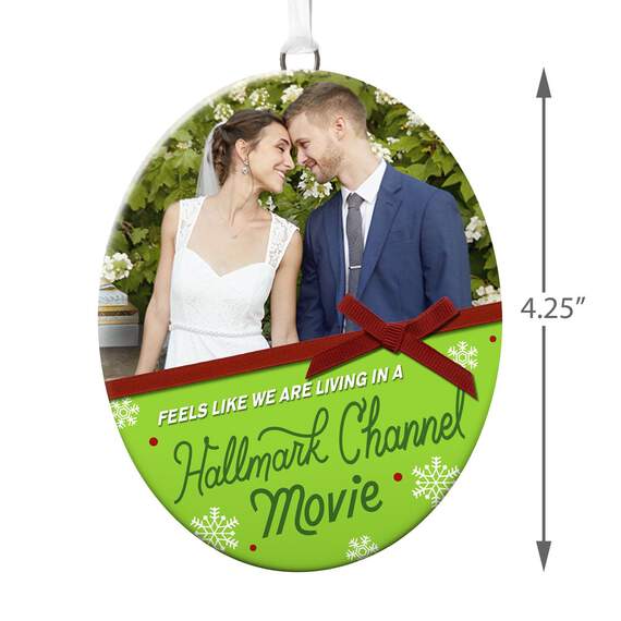 Living a Hallmark Channel Movie Photo Ceramic Personalized Ornament, , large image number 5
