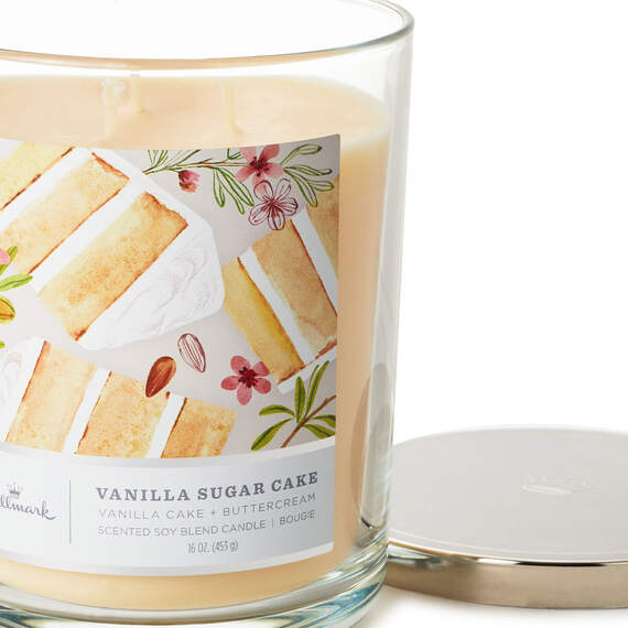 Vanilla Sugar Cake 3-Wick Jar Candle, 16 oz., , large image number 4