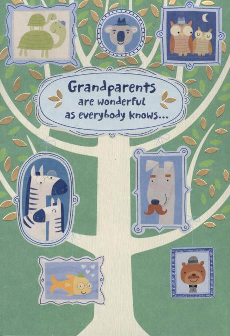 Family Tree Grandparents Day Card