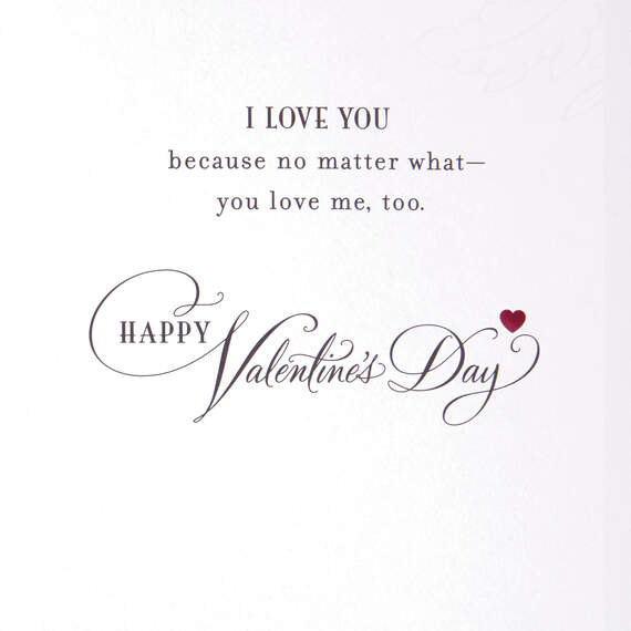 For the Woman I Love Valentine's Day Card, , large image number 3